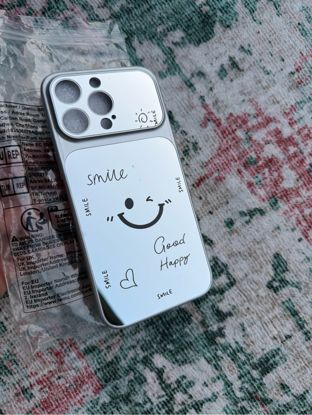 Smile Mirror iPhone 15 Pro Max Phone Case